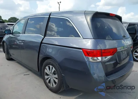 2014 Honda Odyssey Ex z USA, uszkodzony, nr VIN 5FNRL5H43EB077568